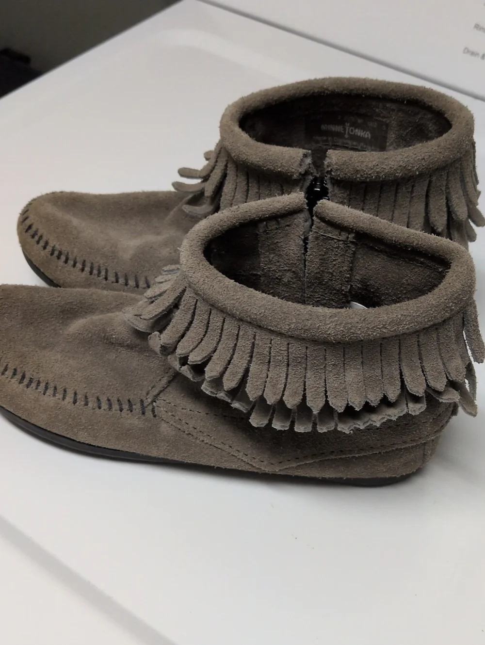 Minnetonka soft suede